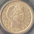 1898 25C AU50