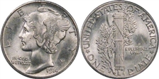 1916-S 10C Mercury MS65FB