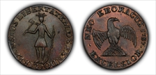 (c.1869) Medal JAB-36 Bolen Copper New York Cent MS65BN
