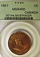 1907 1C MS64RD
