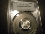 1949 10 Gr Aluminum MS66