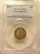 1914 6D S-4014 MS64
