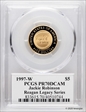 1997-W $5 Jackie Robinson Reagan Legacy Series PR70DCAM