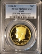 2014-W 50C Gold JFK 50th Anniversary PR70DCAM