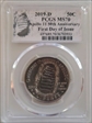 2019-D 50C Apollo 11 50th Anniversary First Day of Issue MS70