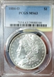1884-O $1 MS63