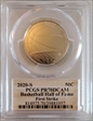 2020-S 50C Basketball Hall of Fame First Strike PR70DCAM