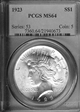 1923 $1 MS64