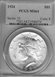 1924 $1 MS64