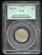 1921-S 5C XF45