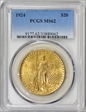 1924 $20 MS62