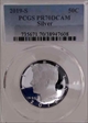 2019-S 50C Silver PR70DCAM