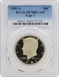 1981-S 50C Type 1 PR70DCAM