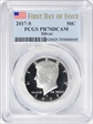 2017-S 50C Silver First Day of Issue PR70DCAM