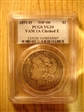 1891-O $1 VAM 1A Clashed E VG10