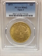 1873 $20 Open 3 MS62