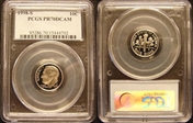 1998-S 10C PR70DCAM