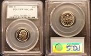 2001-S 10C PR70DCAM