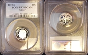 2010-S 10C Silver PR70DCAM