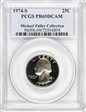 1974-S 25C PR69DCAM