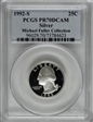 1992-S 25C Silver PR70DCAM