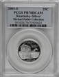 2001-S 25C Kentucky Silver PR70DCAM