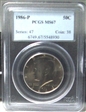 1986-P 50C MS67