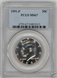1991-P 50C MS67