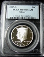 2007-S 50C Silver PR70DCAM