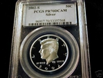 2002-S 50C Silver PR70DCAM