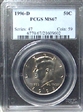 1996-D 50C MS67