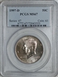 1997-D 50C MS67