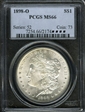 1898-O $1 MS66