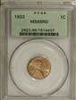 1932 1C MS66RD