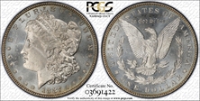 1887 $1 MS66PL