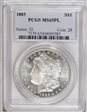 1885 $1 MS66