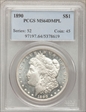 1890 $1 MS64DMPL