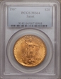 1907 $20 Saint-Gaudens MS64