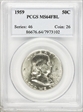 1959 50C MS64FBL