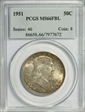 1951 50C MS66FBL