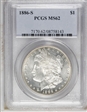 1886-S $1 MS62