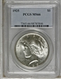 1925 $1 MS66
