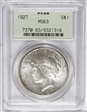 1927 $1 MS63