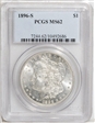 1896-S $1 MS62
