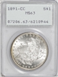 1891-CC $1 MS63