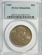 1955 50C MS66FBL
