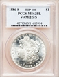 1886-S $1 VAM 2 S/S MS63PL
