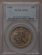 1918 50C AU55