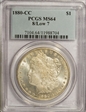 1880-CC $1 8/Low 7 MS64