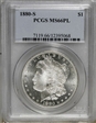1880-S $1 MS66PL